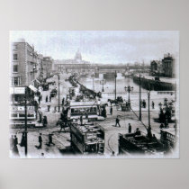 Pont et la rivière Liffey, Dublin d'O Connell