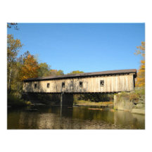 Pont le comté d'Ashtabula Ohio d'Olin Bristols