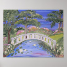 Pont paisible - salut recherche affiche
