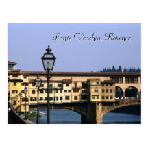 Ponte Vecchio, carte postale de Florence |