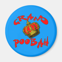 Poobah grand avec des produits de couronne aimants pour réfrigérateur