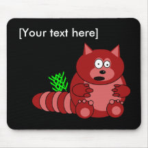 Pook de Rode Panda Mousemat Muis Mat