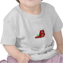 Pook de Rode T-shirt van de Peuters van de Panda