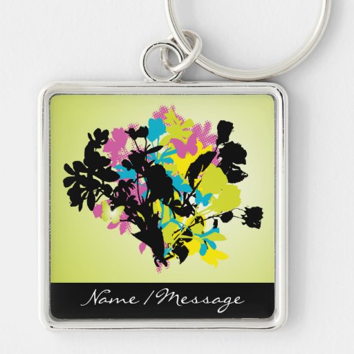 Pop-art 1 Keychain. Sleutel Hanger