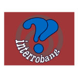 Pop-art (Rode) Interrobang Wenskaarten
