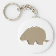 Porc-épic mignon Keychain Porte-clé