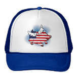 Porc patriotique de vol casquette de camionneur