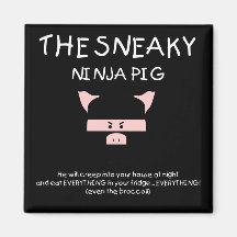 Porc sournois de Ninja Aimant