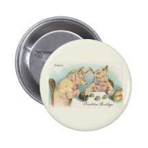 Porcs vintages jouant des matrices badges avec agrafe