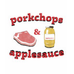 porkchops et compote de pommes
