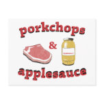 porkchops et compote de pommes