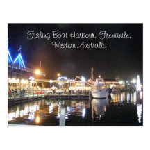 , Port de bateau de pêche, Fremantle, ouest… Carte Postale