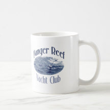 Port de Roche de récif de danger Mugs À Café