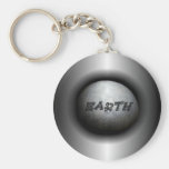 Porte - clé de modèle de la terre de planète porte-clefs