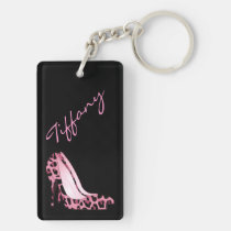 Porte - clé fait sur commande stylet rose à la mod porte-clés