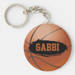 Porte - clé grunge/porte-clés de basket-ball de Ga