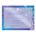 Porte de BridalHeaven d'aube épousant RSVP (4.25x5 Cartes Postales