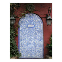 porte de rue de bleeker cartes postales