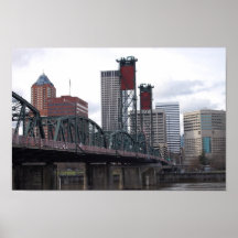 Portland, OF de stad in Print