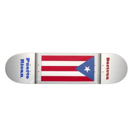 Portoricain - Boricua Skateboards Personnalisés
