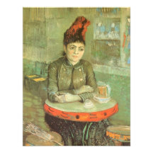 Portrait d'Agostina Segatori par Vincent van Gogh Invitation Personnalisable