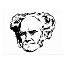 Portrait d'Arthur Schopenhauer cartes postales