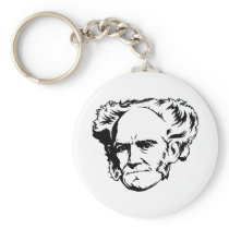 Portrait d'Arthur Schopenhauer porte-clés