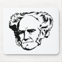 Portrait d'Arthur Schopenhauer tapis de souris