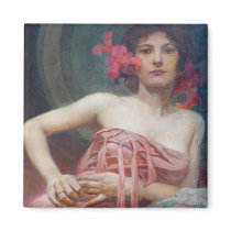 Portrait de ~ d'Alphonse Mucha