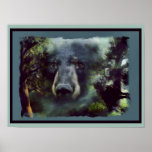 Portrait de juin par P. Arbegast Yanick Affiche
