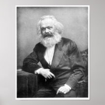 Portrait de Karl Marx Posters