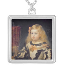 Portrait de l'Infanta Maria Marguerita 1654 Collier
