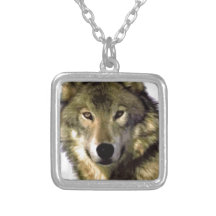 Portrait de loup bijouterie fantaisie