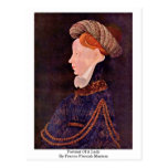 Portrait de Madame By Franco-Flamand Masters Carte Postale