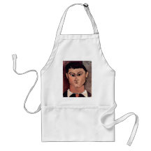 Portrait de Moiise Kiesling par Amedeo Modigliani Tablier