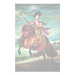 Portrait de prince Balthasar Carlos à cheval Papier À Lettre Personnalisé