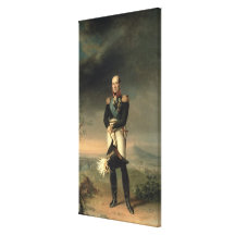 Portrait de prince Mikhail Barclay de Tolly Toile Tendue Sur Châssis