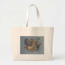 Portrait de safari de faune sacs