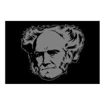 Portrait de Schopenhauer posters