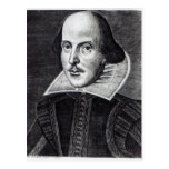 Portrait de William Shakespeare Cartes Postales
