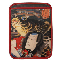 Portrait d'un acteur avec un poisson housses iPad