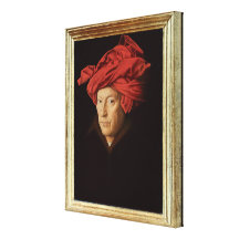 Portrait d'un homme, 1433 (huile sur le chêne) (vo toile tendue sur châssis