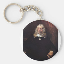 Portrait d'un homme blond par Rembrandt Porte-clef