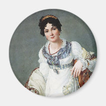 Portrait d'une dame magnets