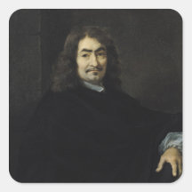 Portrait, présumé pour être Rene Descartes Autocollants