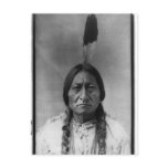 Portrait vintage indien indigène