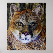 portraite de couger posters