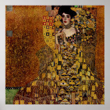 Portret van Adele Bloch-Bauer I Afdruk