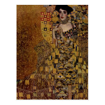 Portret van Adele Bloch-Bauer I Wenskaart