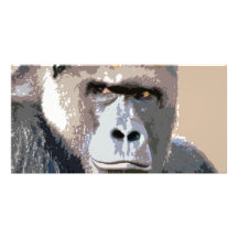Portret van Gorilla Foto Wenskaarten